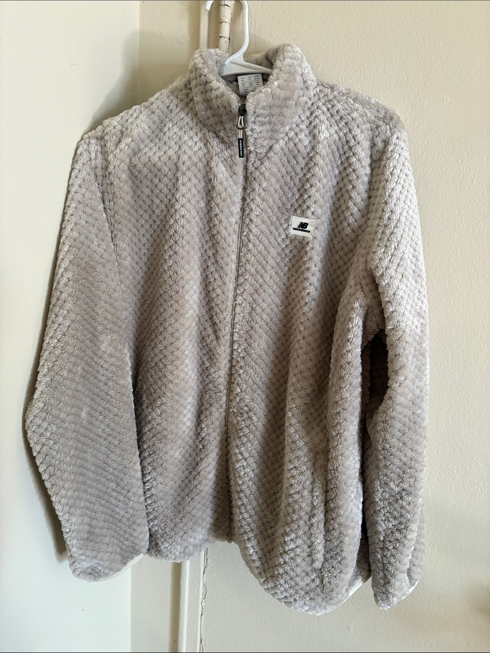 New Balance Plush Jacket in Light Taupe